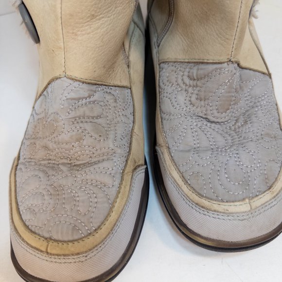 Jambu Womens Size 8.5 Winter Boot Tan Baltic Water Resistant Zip Tall Mid Calf - Picture 5 of 7